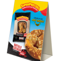 SUPERPRETZEL® Filled Soft Pretzel Buffalo Cheddar IW Table Tents callout image